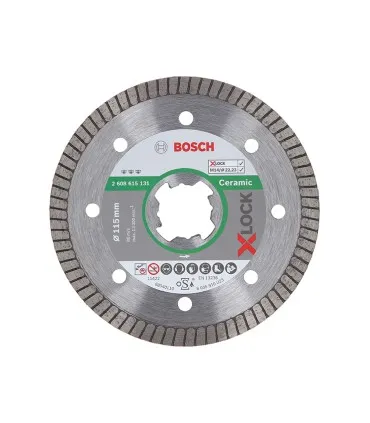 Amoladora 115mm xlock+b.discos BOSCH 750w GWX750-115
