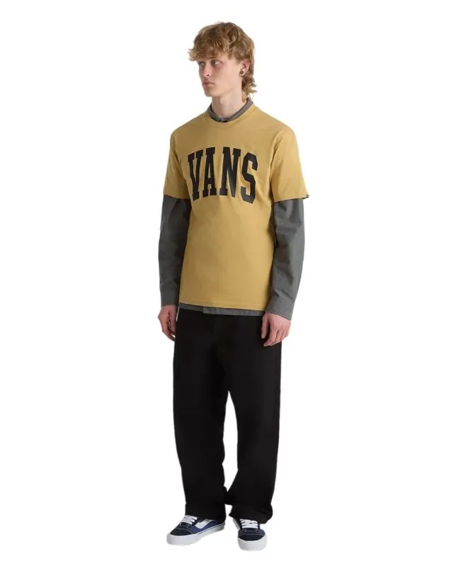 Camiseta Vans Arched Marrón
