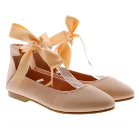 CARRILEBailarina lace-up piel ceremonia niña Carrile