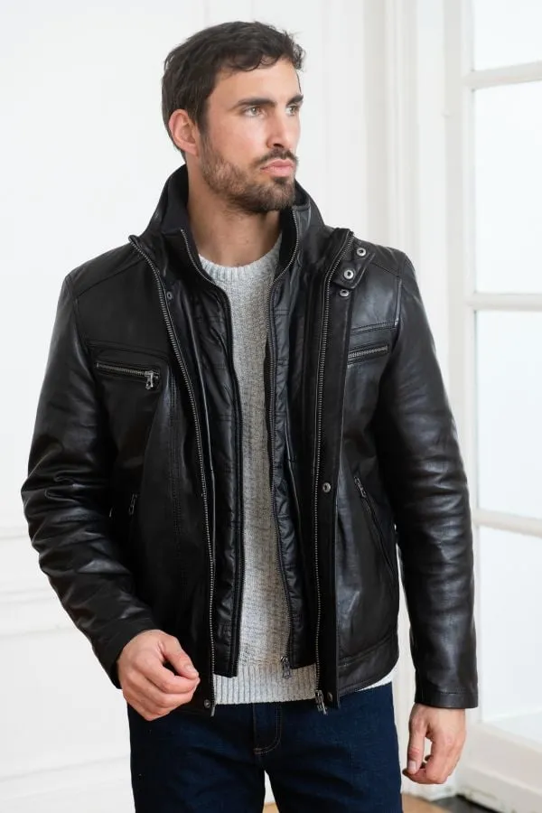 Cazadora Hombre Daytona Falconero Ic Sheep Manila Black H23