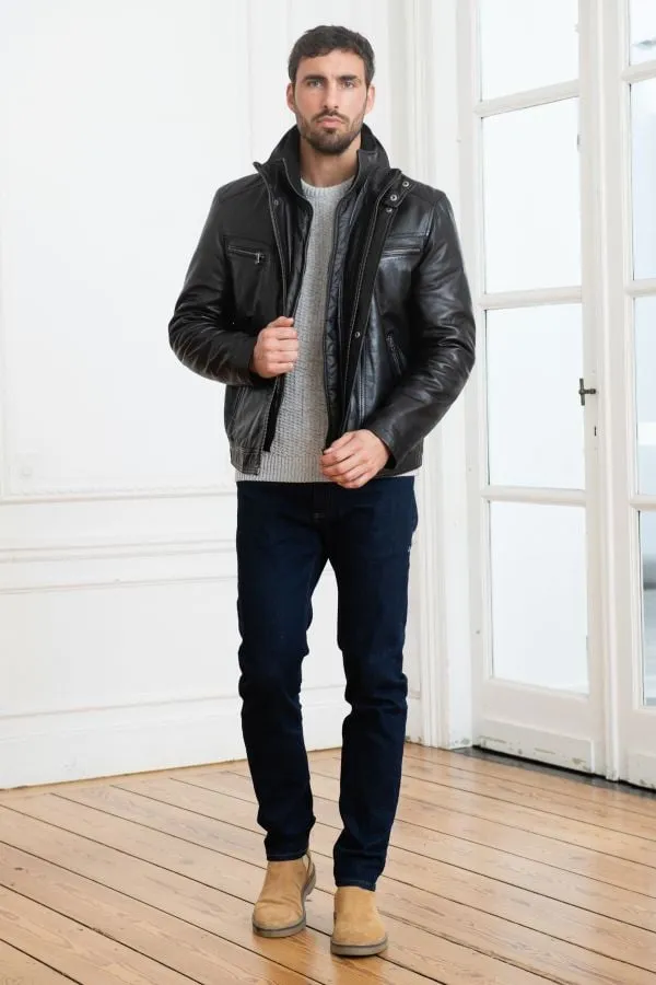 Cazadora Hombre Daytona Falconero Ic Sheep Manila Black H23