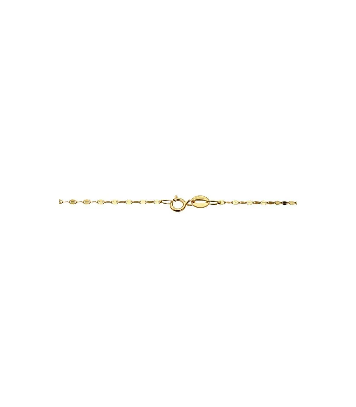 Chaîne Martelée 1 mm 18 K 45 cm