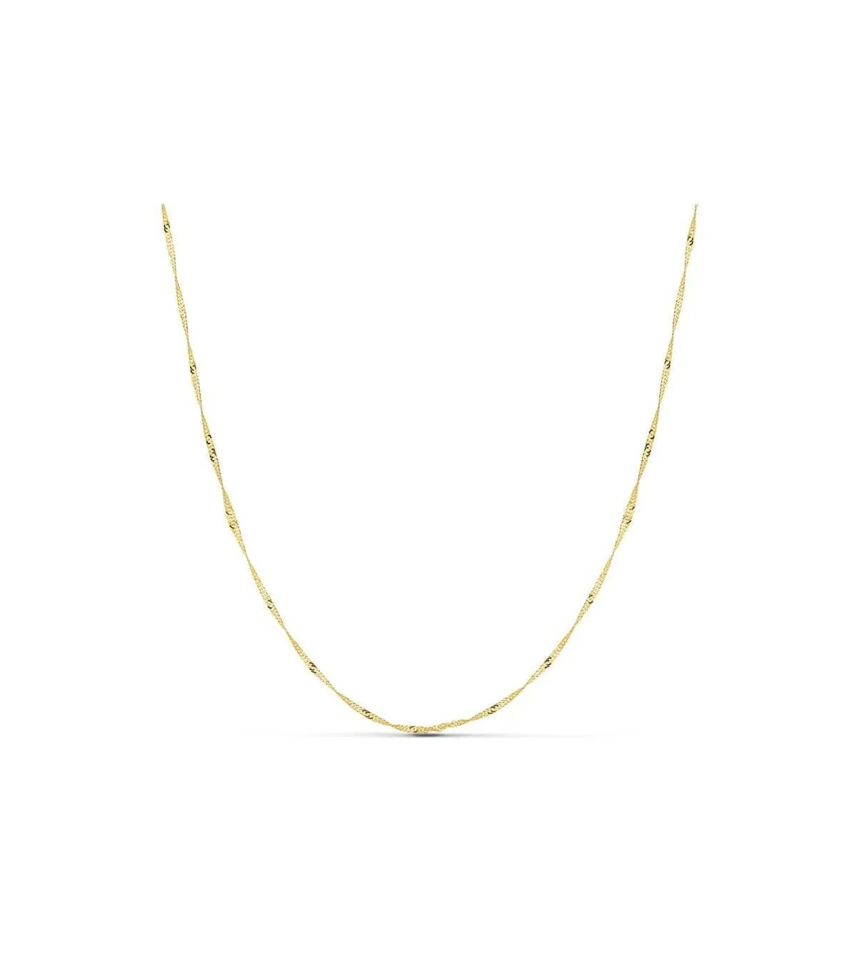 Chaîne Singapour 1.2 mm 18 K 50 cm