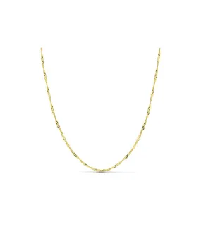 Chaîne Singapour 1.8 mm 18 K 60 cm