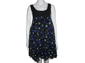 Diane Von Furstenberg Vestido de seda estrelle Negro Multicolor 