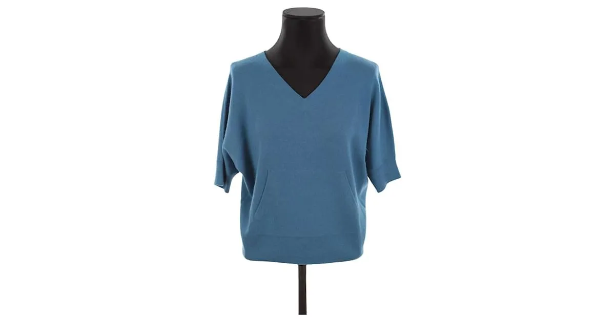 Loro Piana Sueter cashmere Azul 