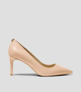 Michael Kors Zapatillas Pump Beige con Tacón Medio de Aguja Mujer