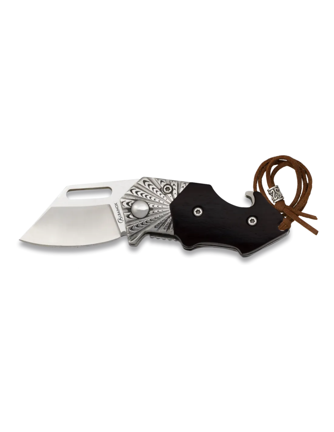 Navaja mini Albainox, mango en madera (10,40 cm.)