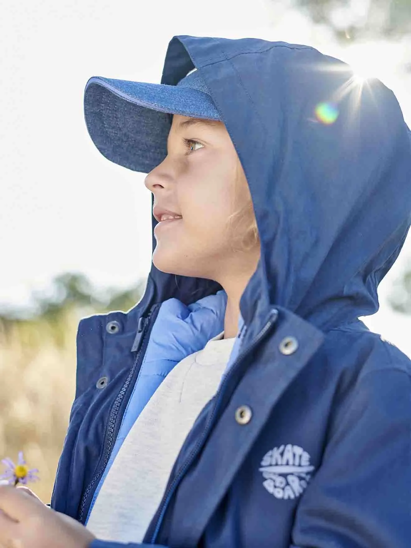 Parka 3 en 1 de entretiempo con chaleco acolchado extraíble para niño