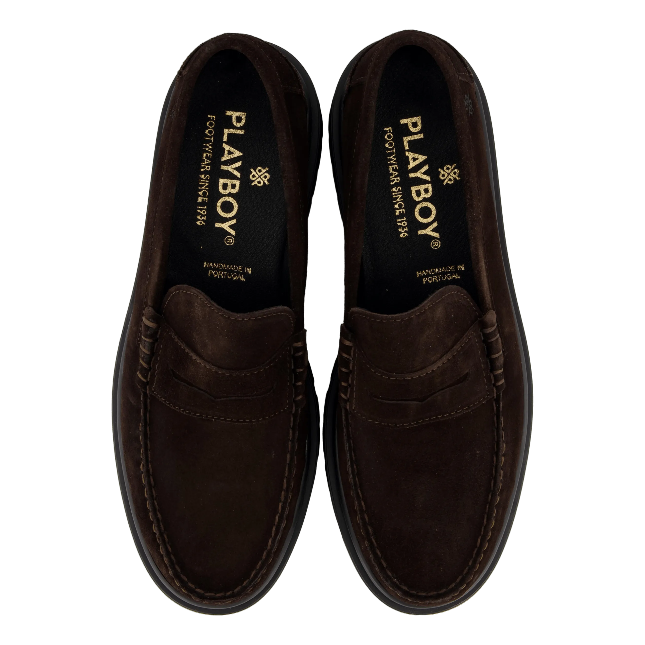 Playboy Footwear Austin Brown Suede