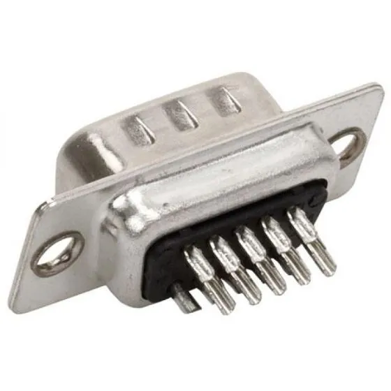 Plug DB15 VGA para soldar, sin cubierta