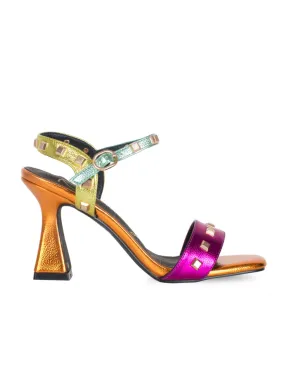 Sandalias Multicolor Fiesta Tachuelas
