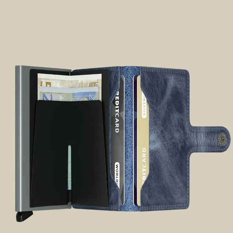 Secrid Miniwallet Vintage Azul