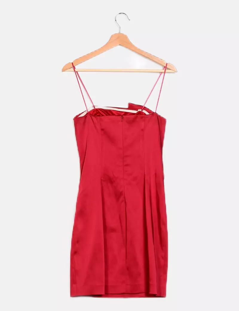 Studio Classics Vestido rosa satinado