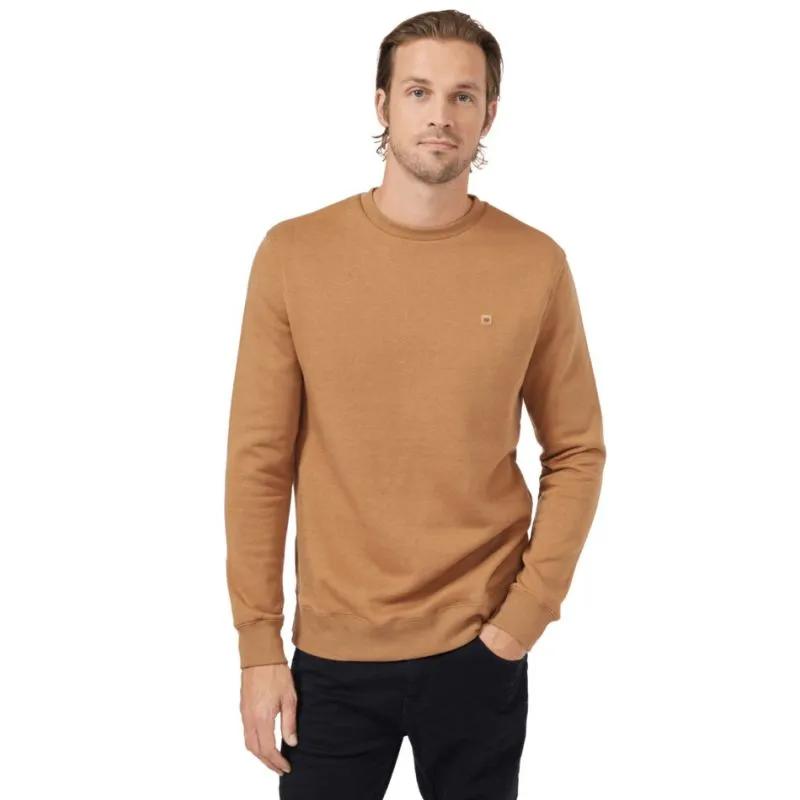 Sudadera Tentree Treefleece Classic Crew para hombre (Marrón Foxtrot)